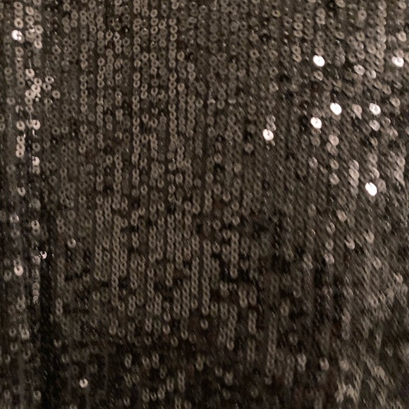 H &M Black Sequin Shift Dress,XXL,Party,Special Occasion - Picture 8 of 9
